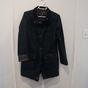 NWOT Barbour Nevis Lightweight Wax Women Jacket - US 6